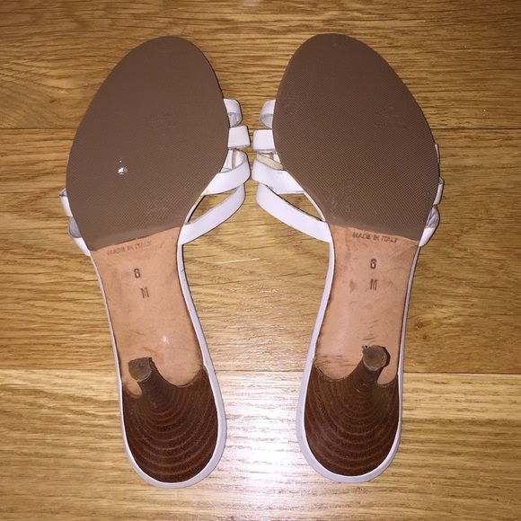 Michael Kors Collection White Kitten Heels Size 6 - Picture 2 of 3